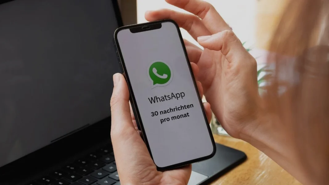 whatsapp 30 nachrichten pro monat