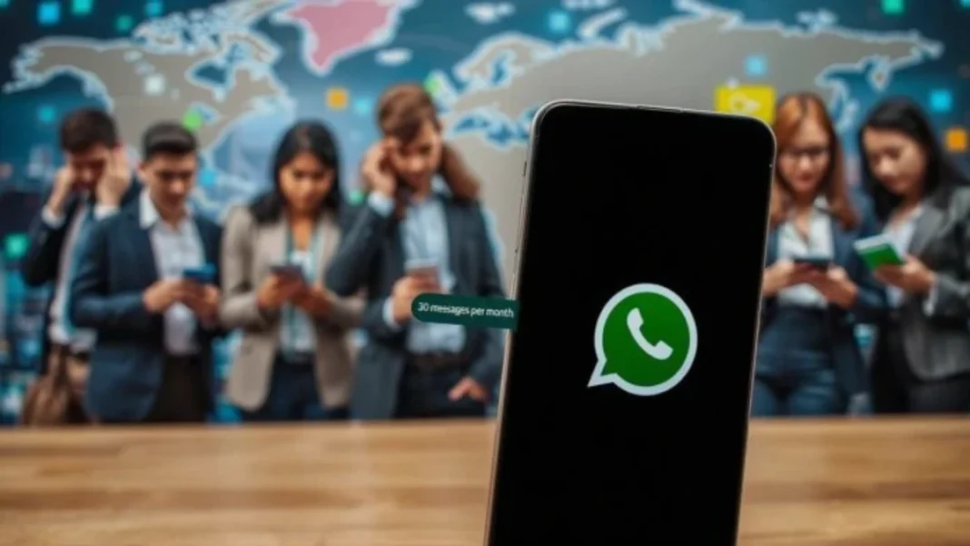 whatsapp 30 nachrichten pro monat
