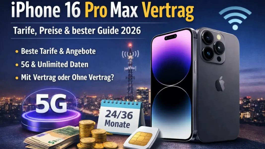iPhone 16 Pro Max Vertrag