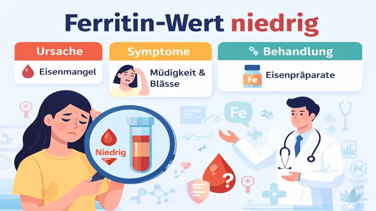 Niedriger Ferritin Wert
