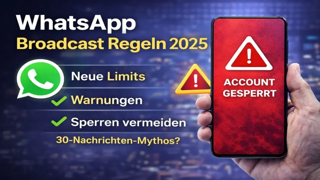 WhatsApp Broadcast Regeln 2025