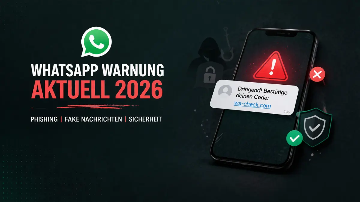 WhatsApp Warnung aktuell Phishing Nachricht