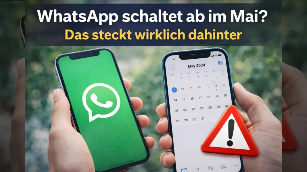 WhatsApp schaltet ab im Mai
