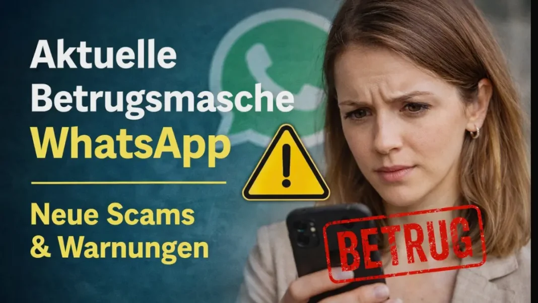 aktuelle Betrugsmasche WhatsApp