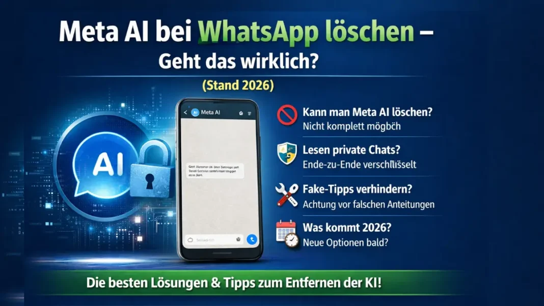 Meta AI bei WhatsApp löschen
